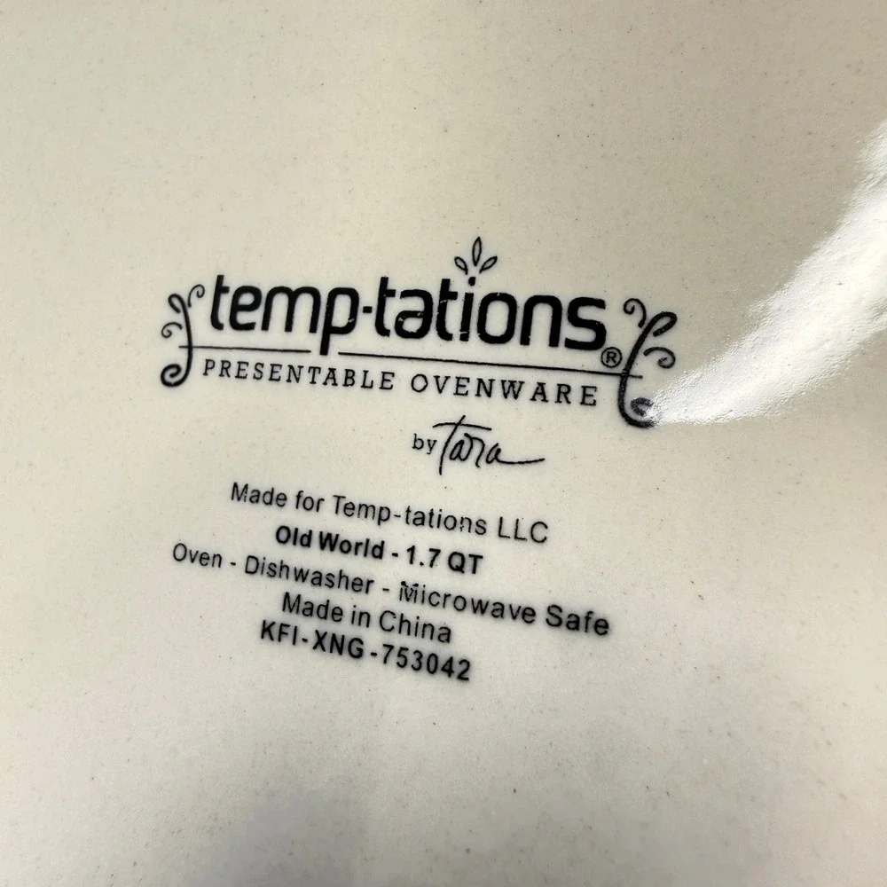 Temp-tations Old World 1.7 QT Rectangular Baker Trivet Loaf Pan KFI-XNG-753042